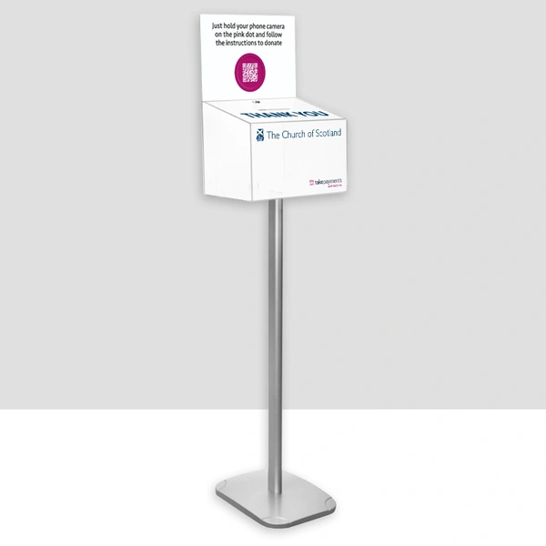 Freestanding Podium Collection Box